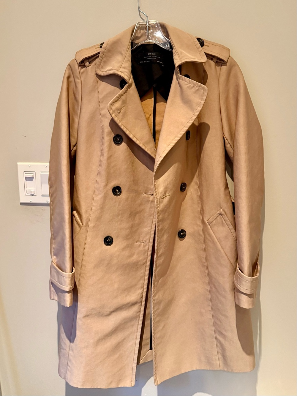 Zara Double-Breasted Trench Coat